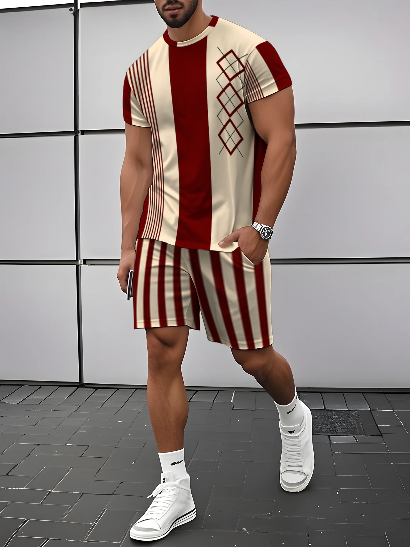 Street Fashion Summer 2026 - 2026 Zomer Nieuwe Heren Korte Mouwen