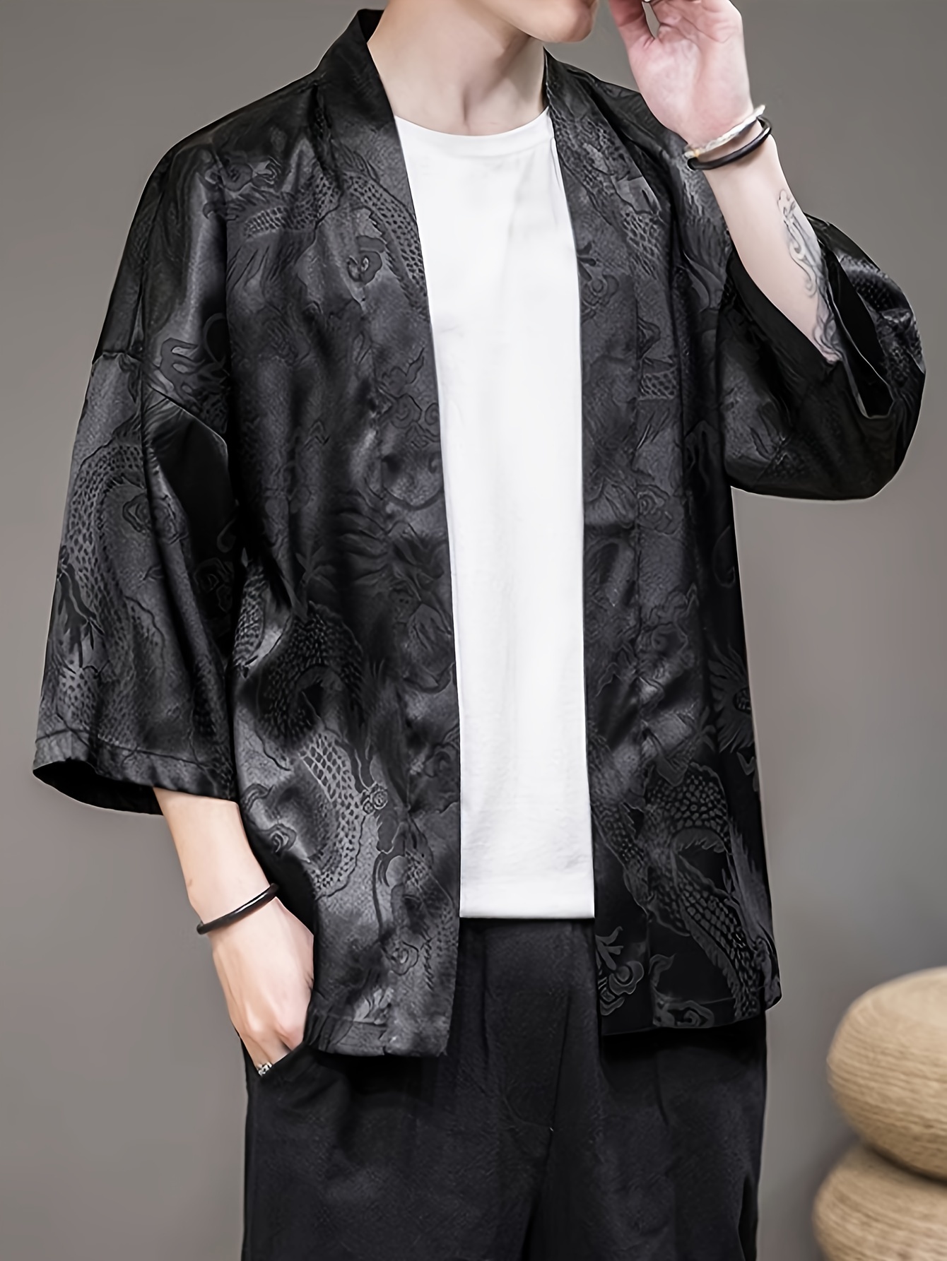 Street Fashion Designer - 2026 Zomer Heren Kimono 3D Geprint