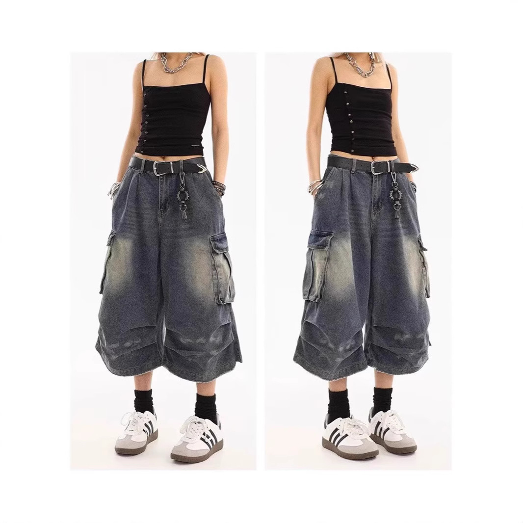 Cargo Pant Wide - 2026 Nieuwe Plus Size Gewassen Splatter