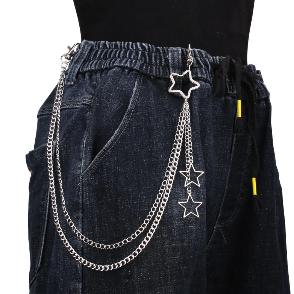 Street Fashion Jewelry - Charm Zilver Kleur Rvs Holle Ster