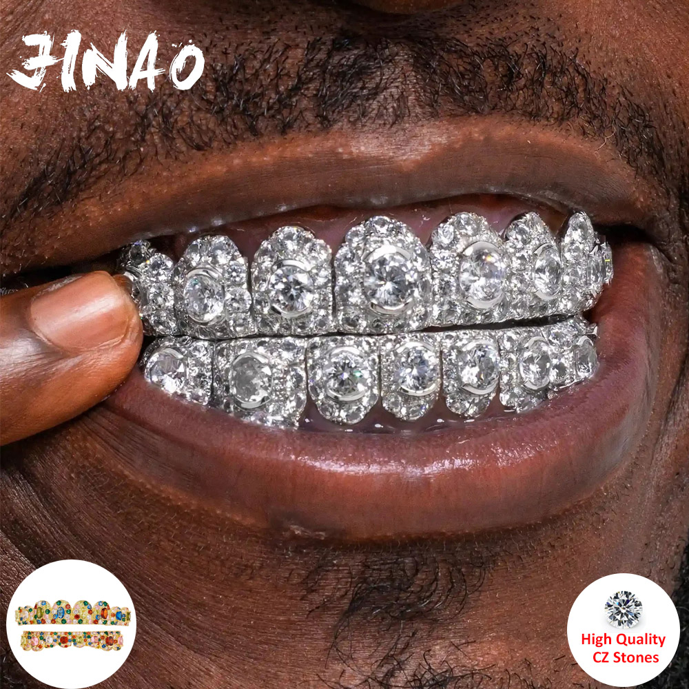 Street Fashion Jewelry - JINAO Hip Hop Volledig Iced Out