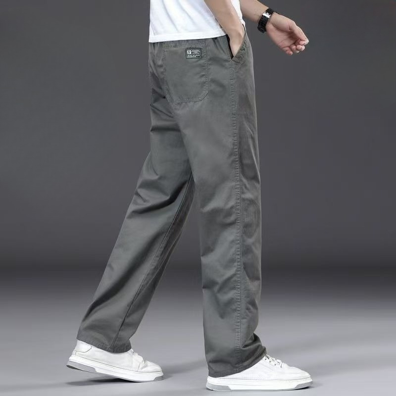 Cargo Pant Wide - Heren 2026 Zomer Dunne Zuiver Katoenen