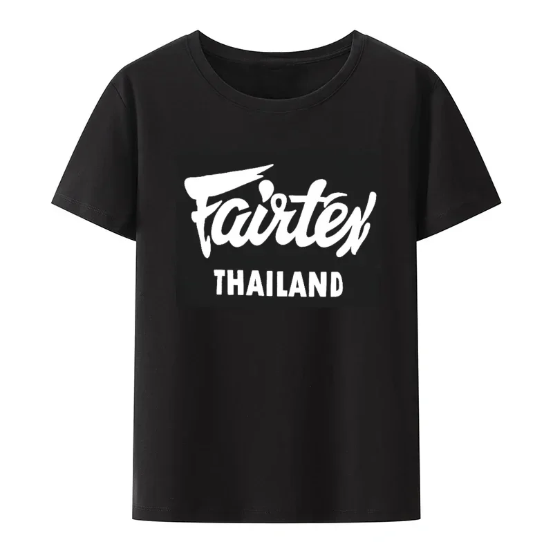 Street Fashion Thailand - Fairtex Thailand T-shirt Zwart Casual Muay