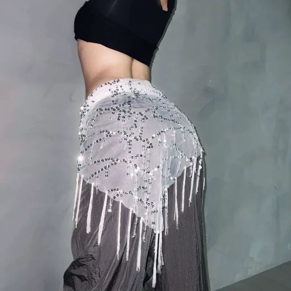 Street Fashion Thailand - Mode Pailletten Buikdans Riem Jazzdans Street