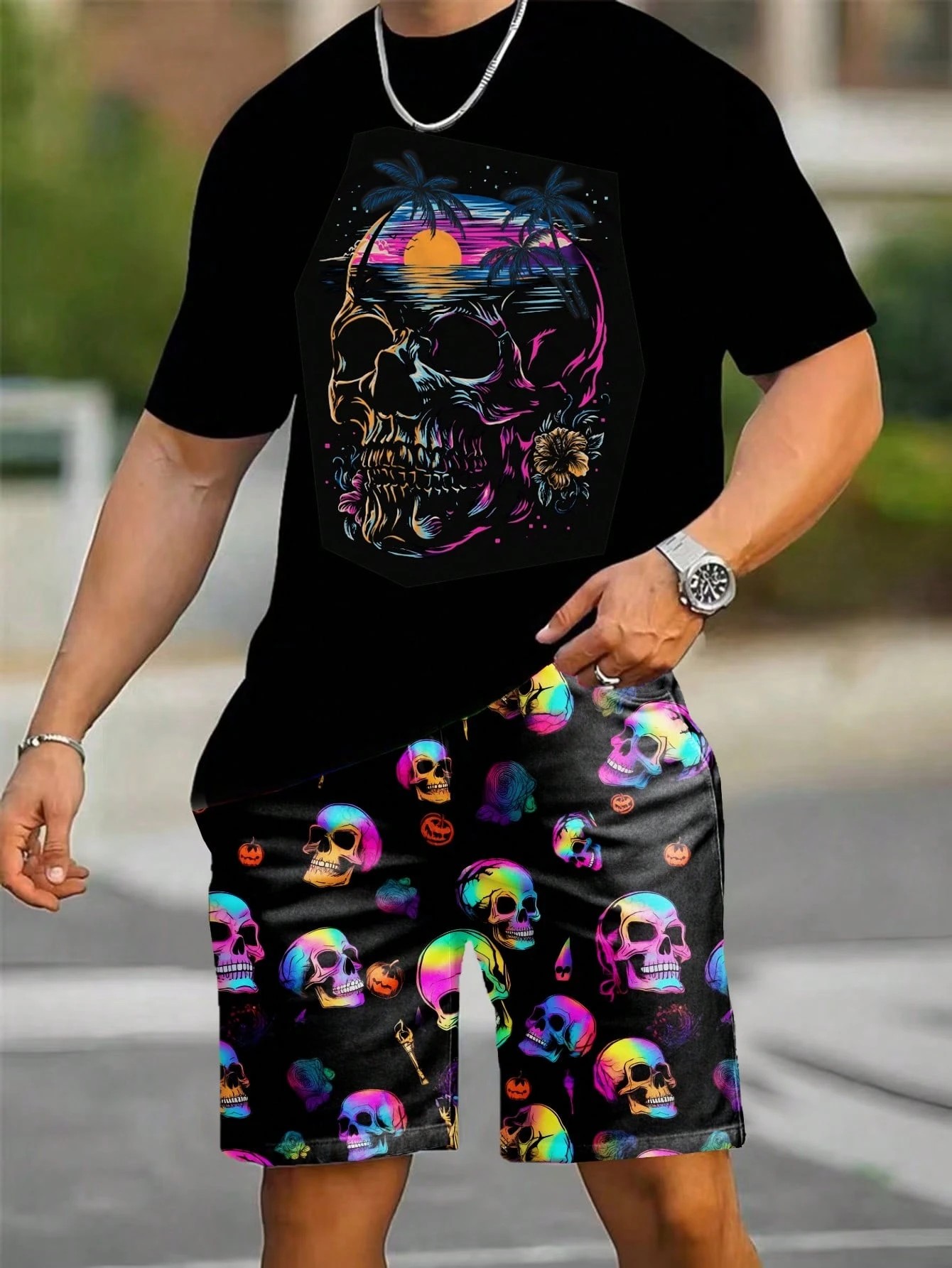 Street Fashion Summer 2026 - Zomer 2026 Nieuwe Heren Korte Mouwen