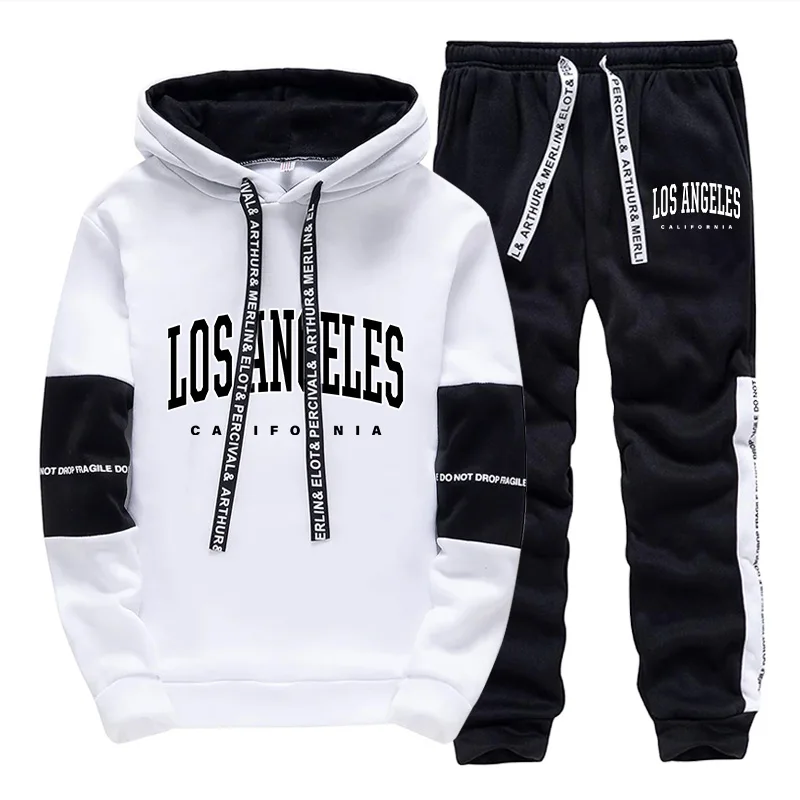 Street Fashion Winter 2026 - Mode-trainingspak voor heren 2026 Casual hooded