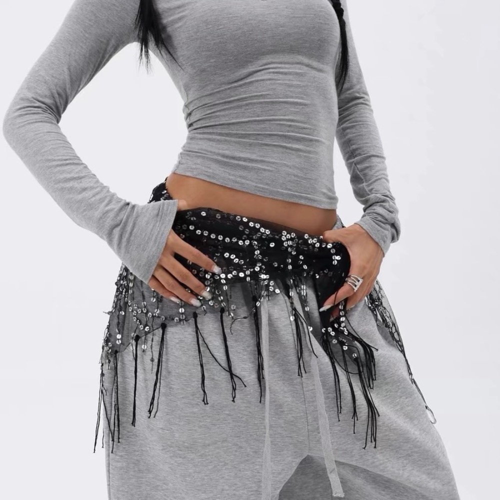 Mode Pailletten Buikdans Riem  - Street Fashion Thailand recensie en prijs