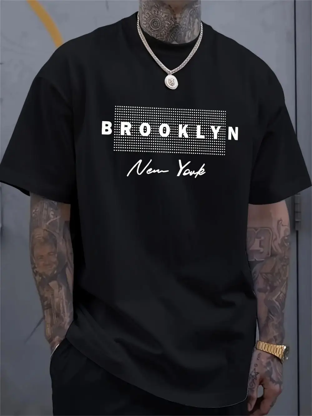 Heren T-shirt met New York-let - Street Fashion Of New York recensie en prijs