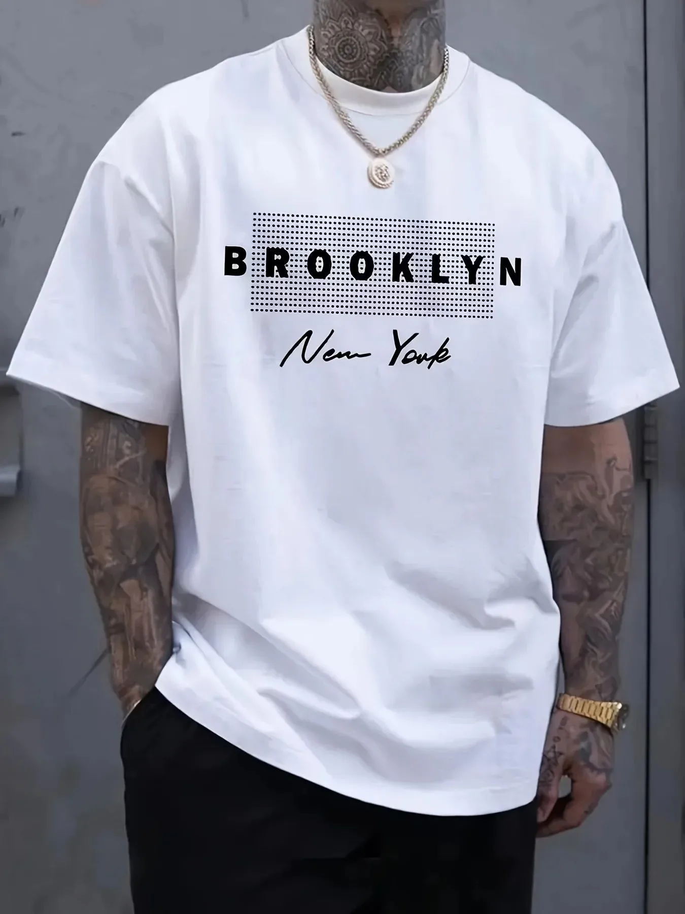 Heren T-shirt met New York-let - Street Fashion Of New York recensie en prijs