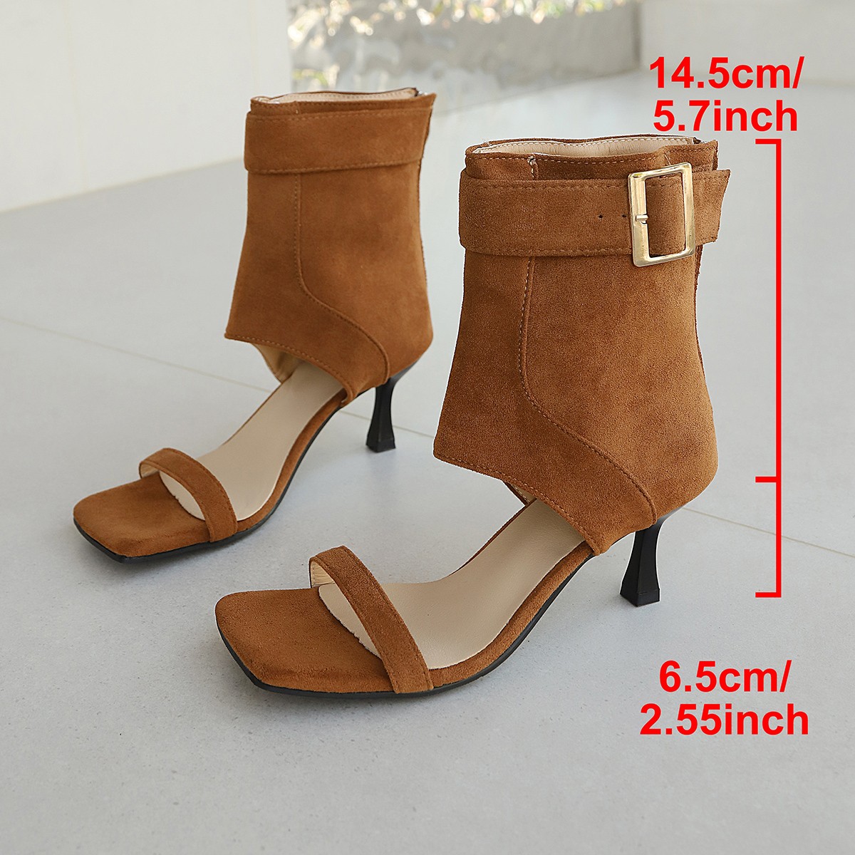 Open-toe hoge hakken sandalen  - Street Fashion Hot recensie en prijs