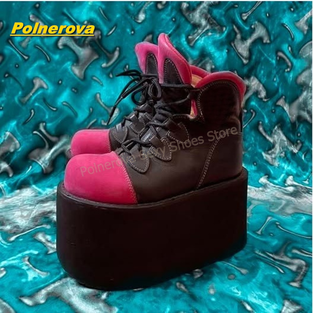 Y2K Punk Platform Mid Calf Boo - Street Fashion Hot recensie en prijs