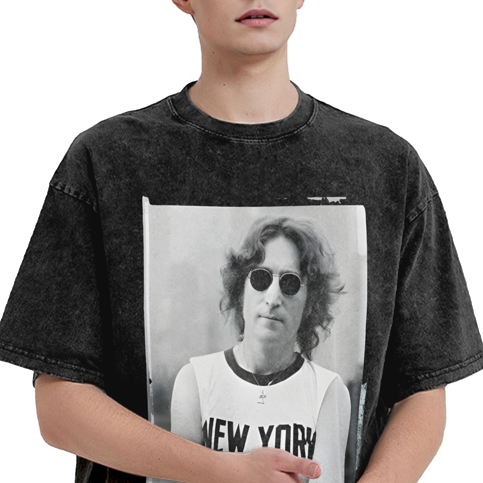 Harajuku gewassen shirt John L - Street Fashion Of New York recensie en prijs