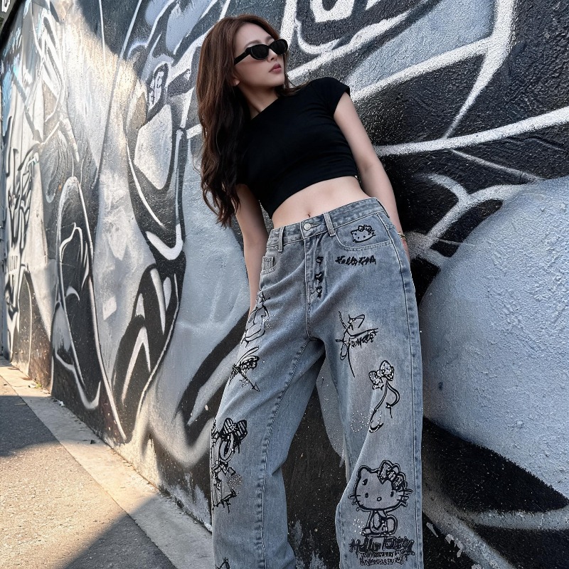 Leuke Keiokitty Strass Graffit - Street Fashion Of Japan recensie en prijs