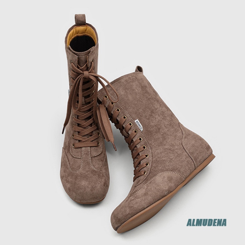 Heren Suède Halfhoge Veterscho - Street Fashion Winter 2026 recensie en prijs
