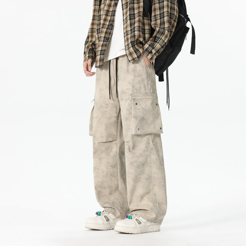 Heren elastische zak met hoge  - Cargo Pant Wide recensie en prijs