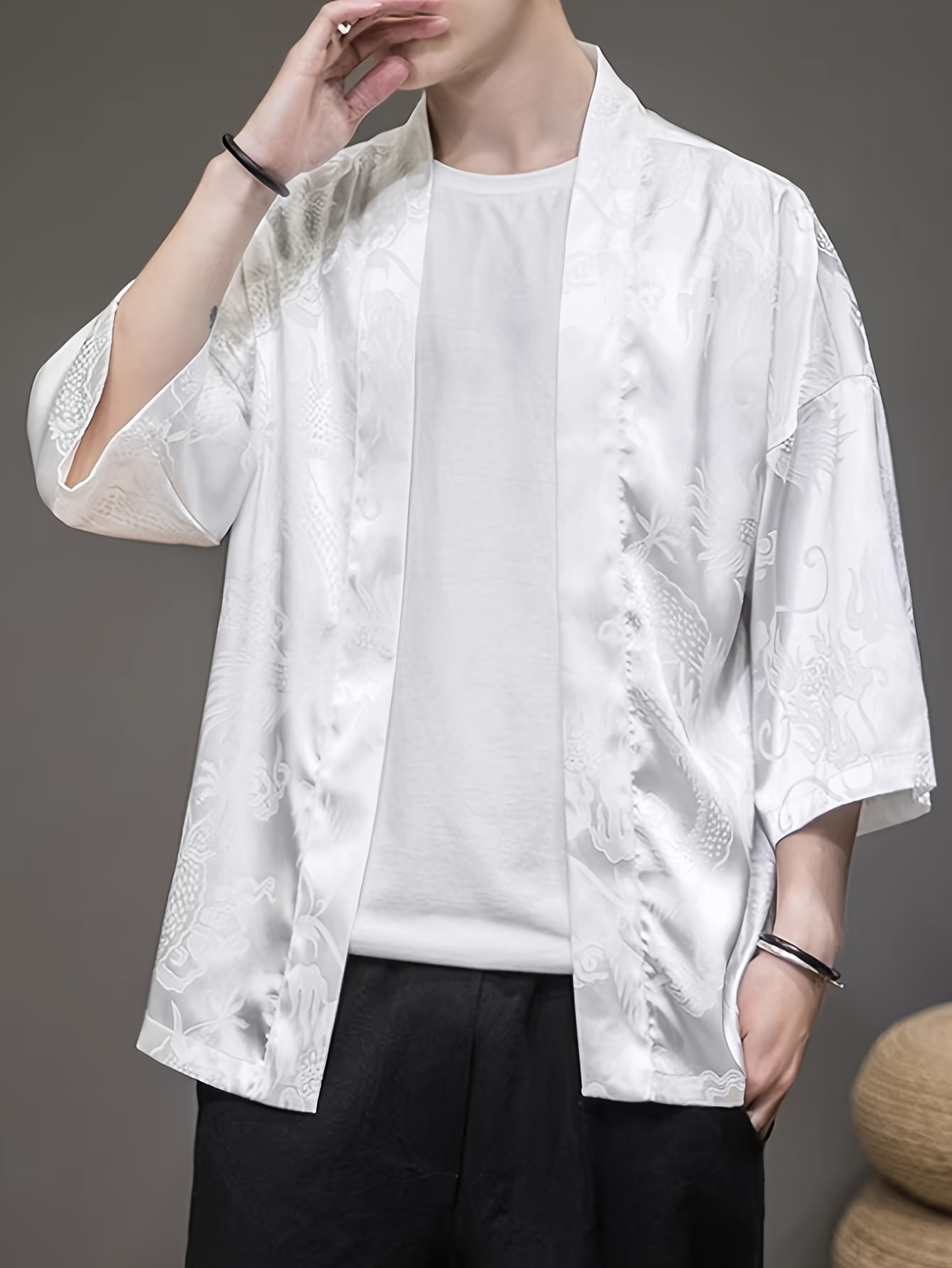 2026 Zomer Heren Kimono 3D Gep - Street Fashion Designer recensie en prijs