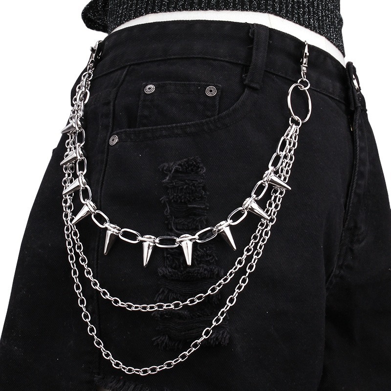 Hip Hop Punk Rock Metal Broek  - Street Fashion Jewelry recensie en prijs
