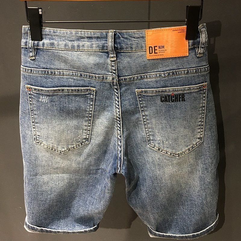 Korte Jeans Broek Voor Mannen  - Street Fashion Harajuku recensie en prijs