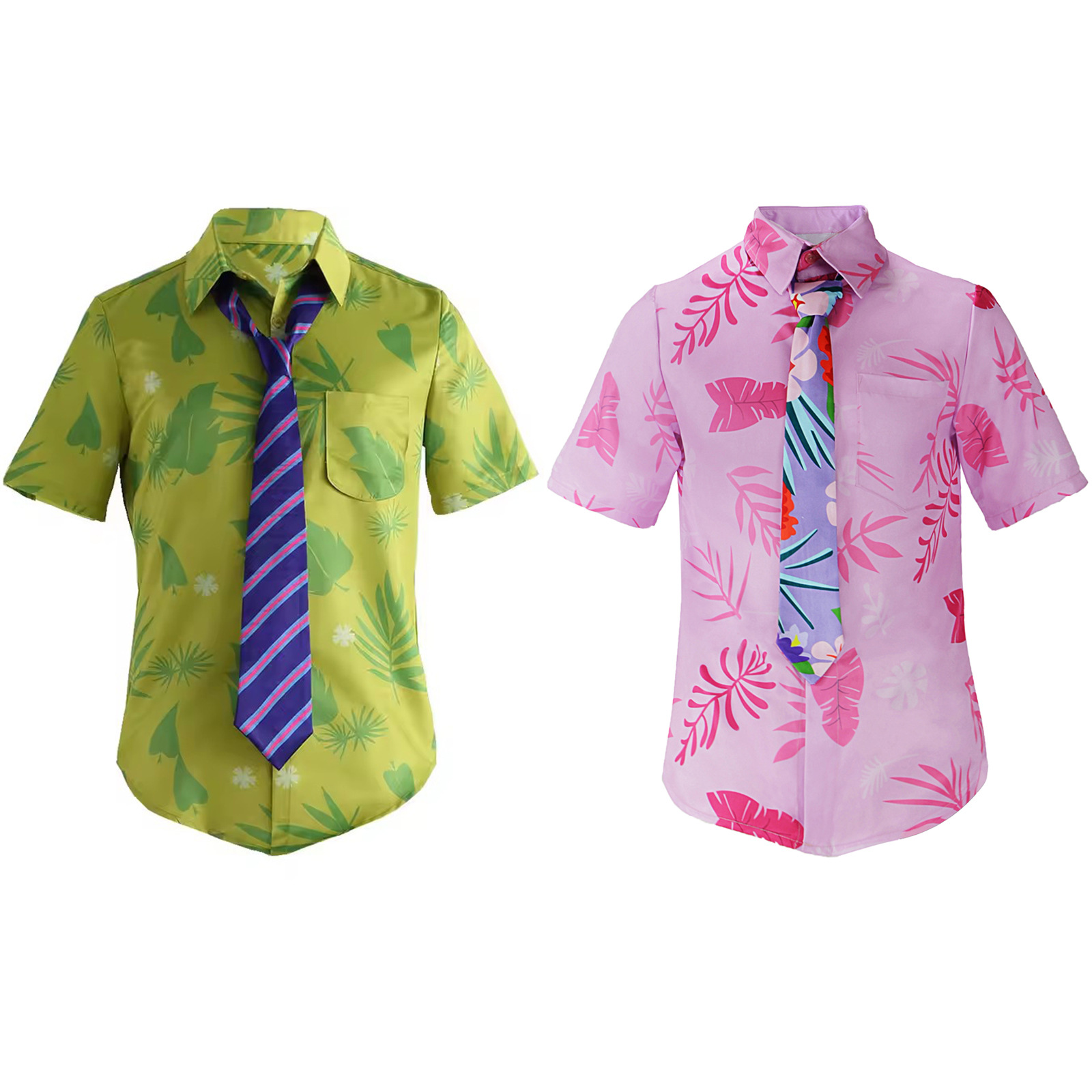 Hawaiiaans shirt met muziekgit - Street Fashion Harajuku recensie en prijs