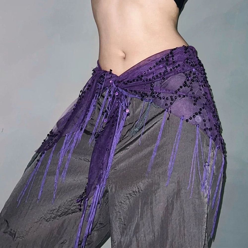 Mode Pailletten Buikdans Riem  - Street Fashion Thailand recensie en prijs