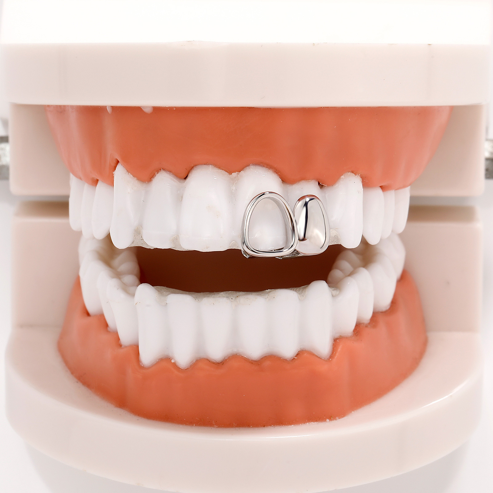4-delige vergulde grillz set h - Street Fashion Jewelry recensie en prijs